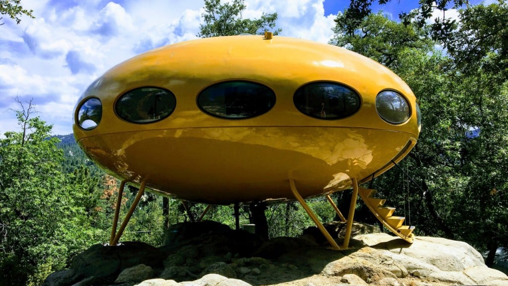 Flying saucer is one man’s vacation home