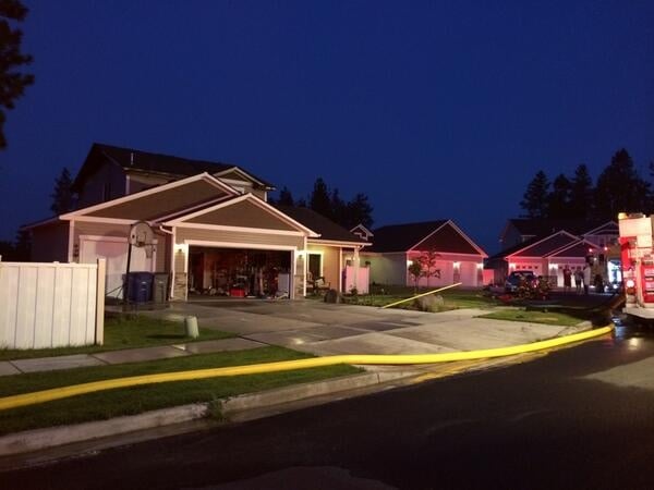 Home damaged in Airway Heights house fire
