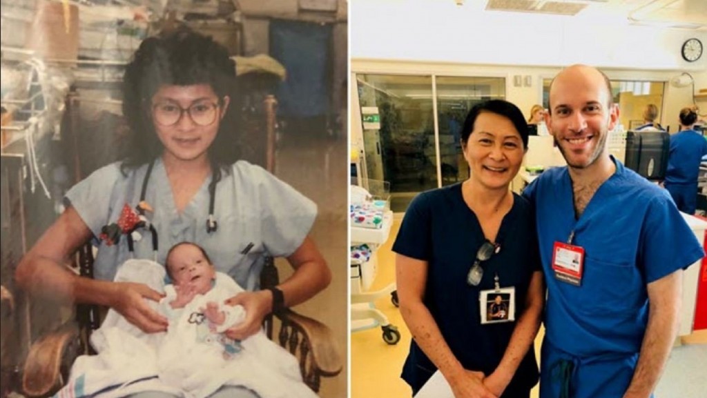 Nurse discovers colleague was a preemie patient of hers