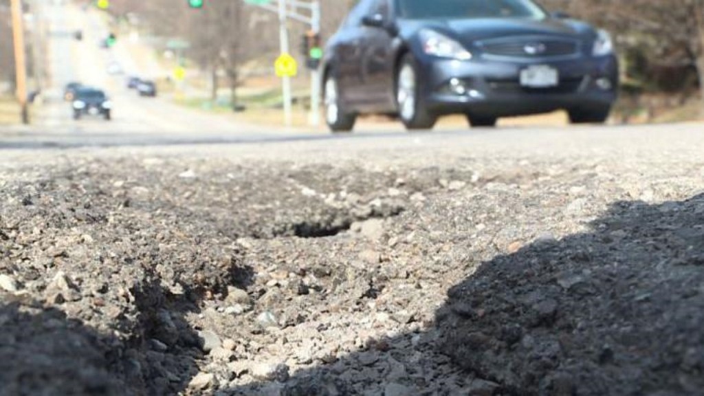 Giant pothole may have saved man’s life