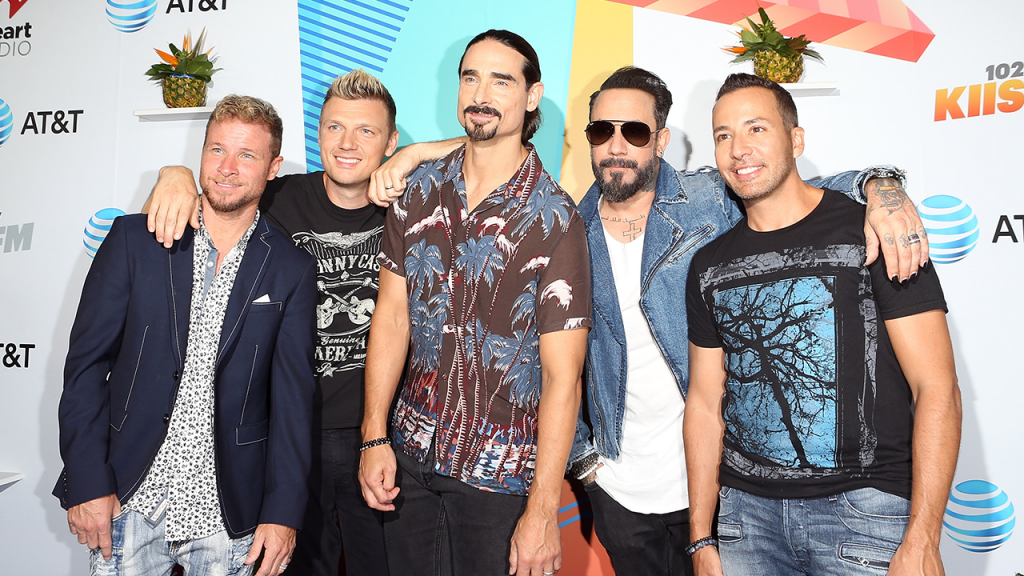 Backstreet Boys perform ‘I Want It That Way’ with classroom instruments