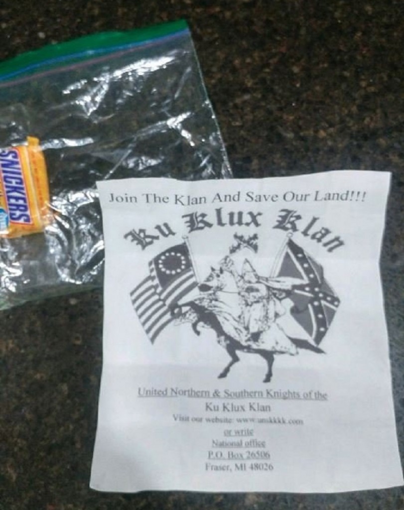 Apparent KKK recruitment flyers found at Texas high school