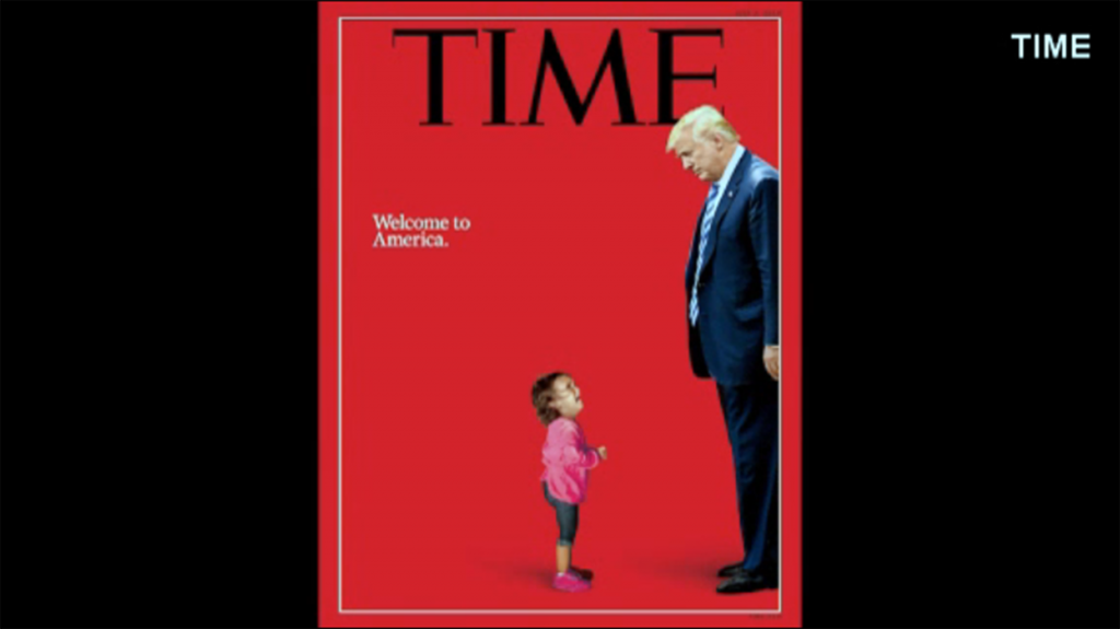 Time editor defends crying migrant girl cover