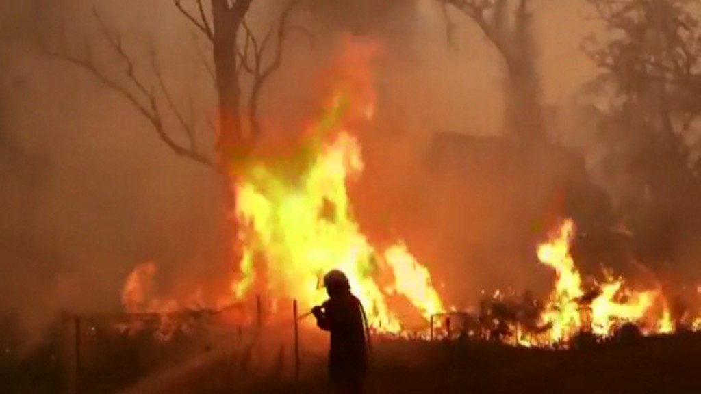 Australia swelters on its hottest day bushfires rage