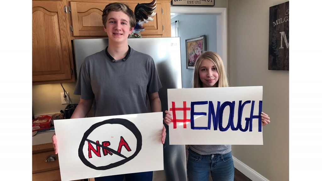 Sandy Hook survivor joins Parkland students to say ‘Enough’