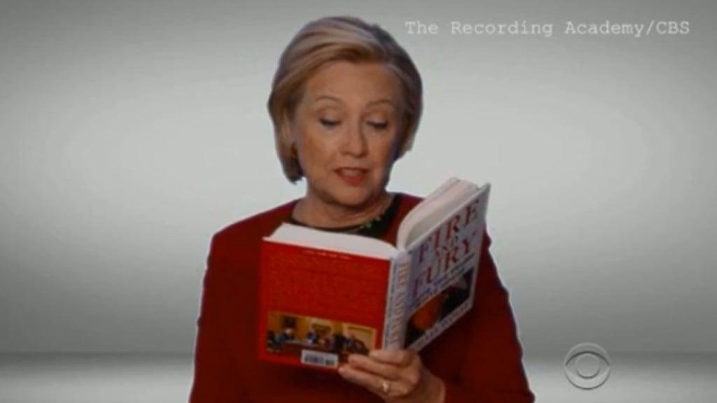 Hillary Clinton, others read ‘Fire and Fury’ excerpts at Grammys