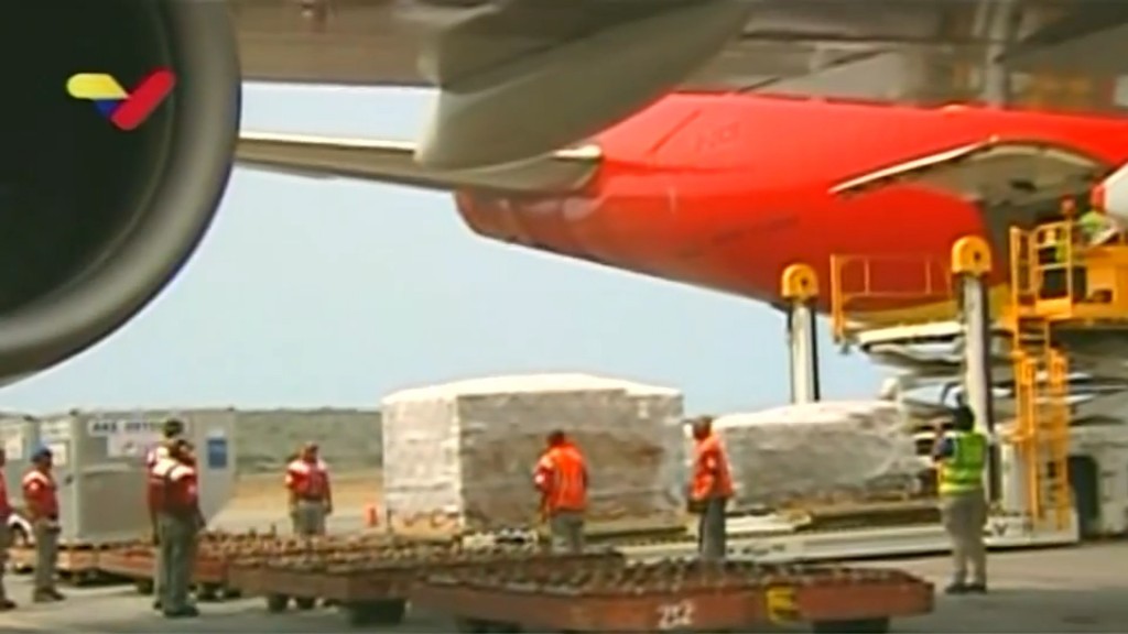 Chinese cargo plane arrives in Venezuela