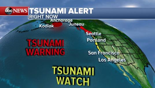 Alaska quake shows complexity of tsunami warnings