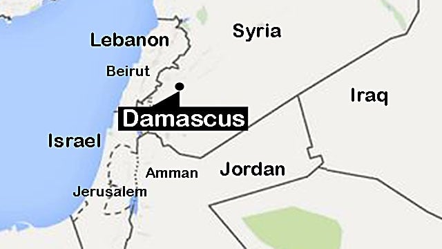 Rocket attack on busy Damascus market kills dozens