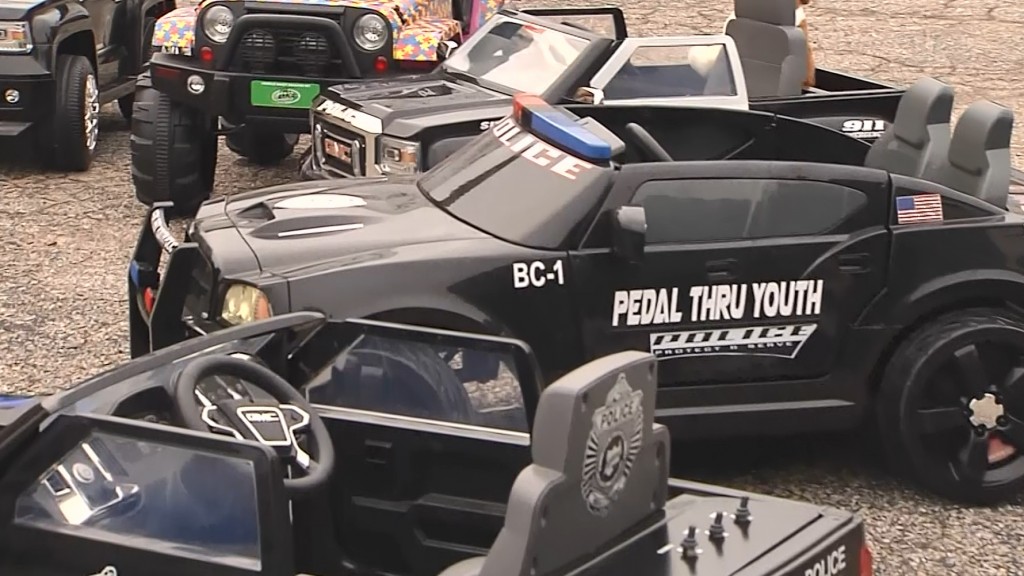Mini police cruisers donated to children’s hospital