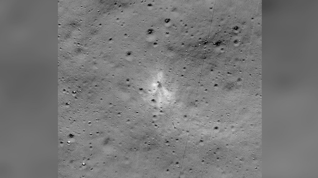 India’s crashed lunar lander site spotted on moon