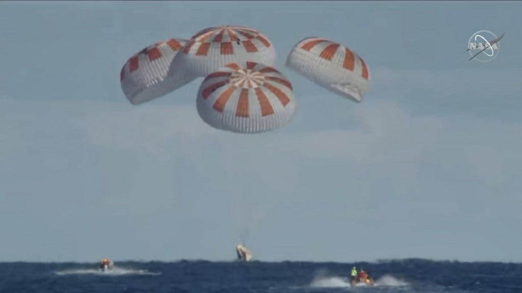 SpaceX Crew Dragon returns from ISS