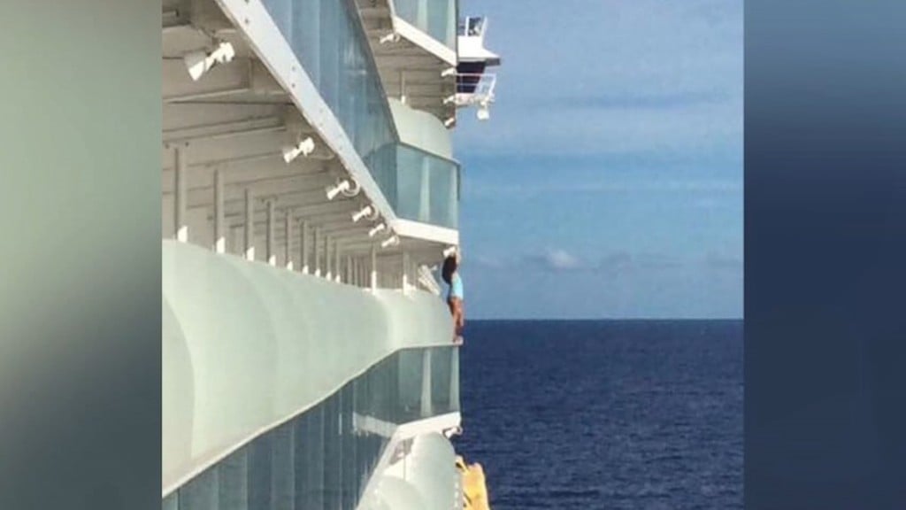 Woman barred from cruise line after daring selfie
