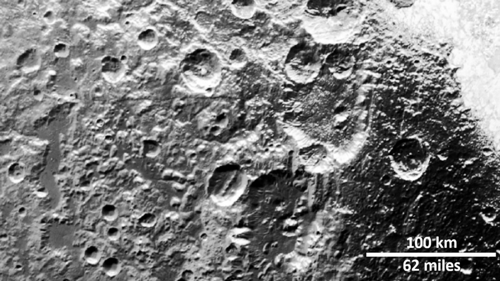 Ancient scars on Pluto and Charon reveal distant space objects