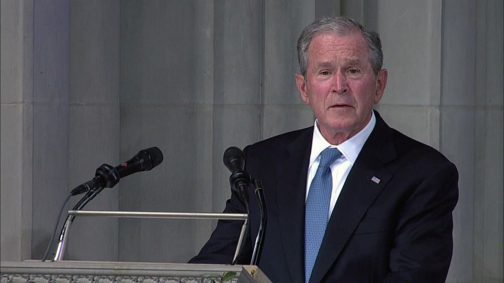 READ: Former President Bush’s eulogy for Sen. John McCain