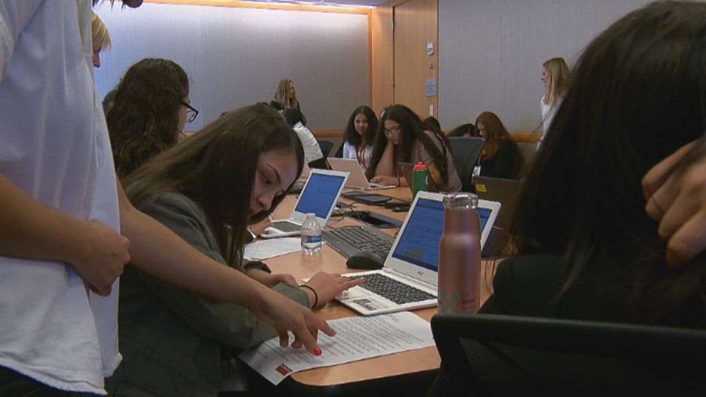 High school girls develop tech to scan social media for threats