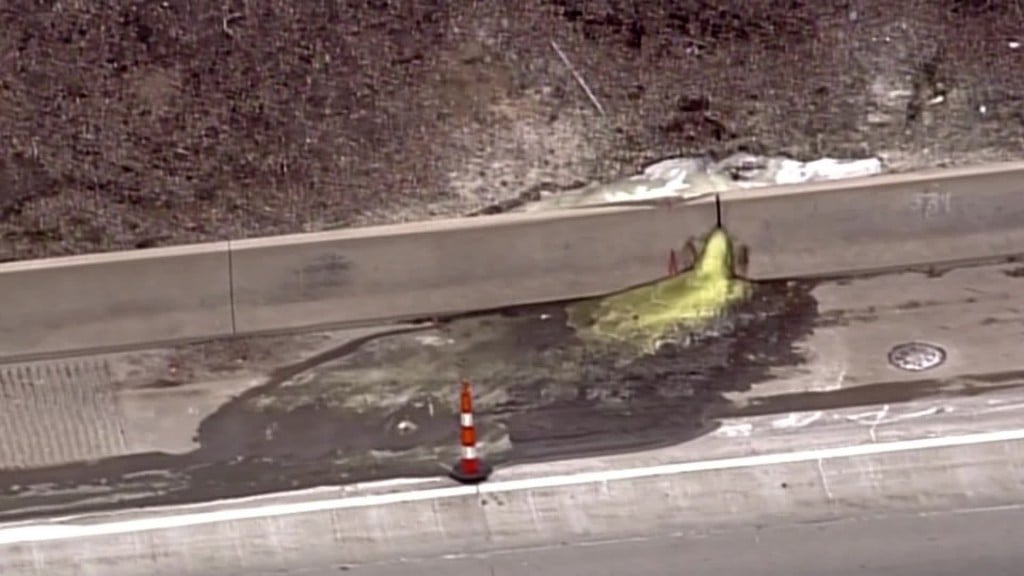 Cancerous green slime found oozing onto Detroit highway, officials say