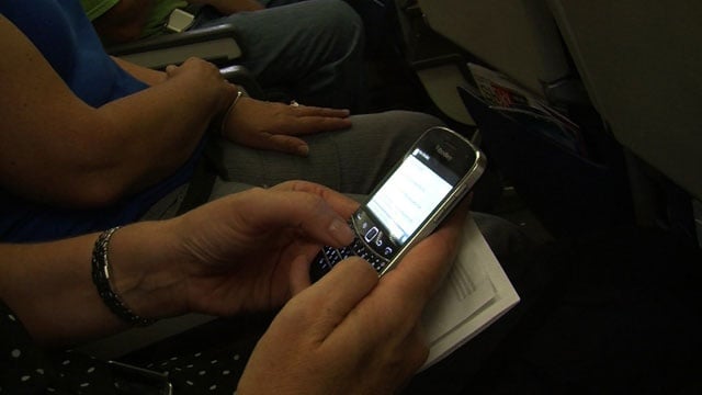 Are cell phone calls on airplane flights inevitable?