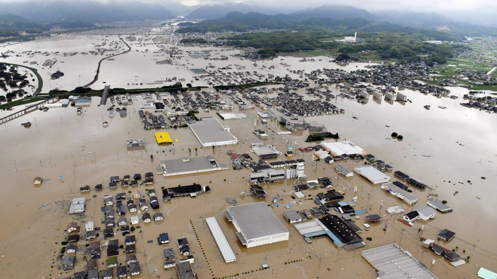 Japan floods and landslides kill dozens; millions evacuated