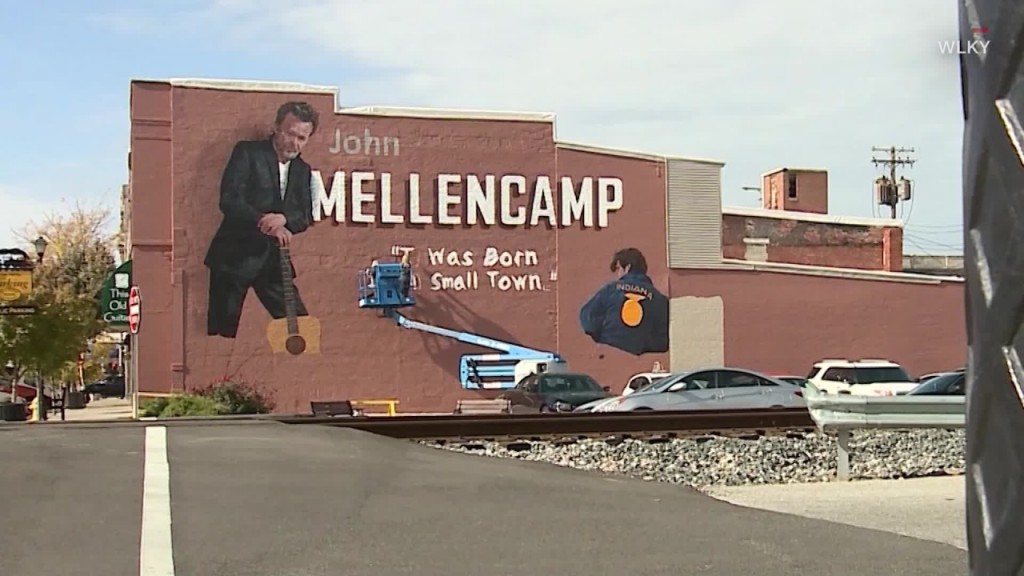 City honors hometown hero John Mellencamp with mural