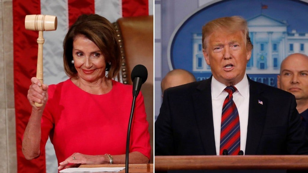 Congress-White House fight pauses for Pelosi and Trump to meet