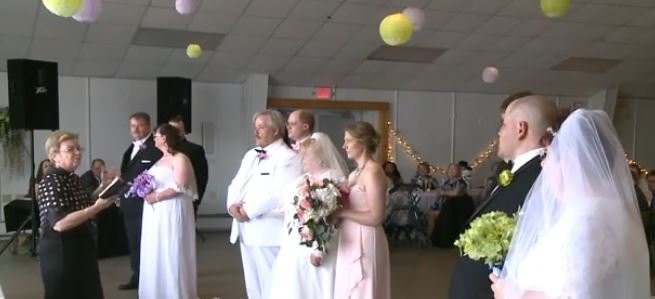 Three Pennsylvania brothers marry in triple wedding ceremony