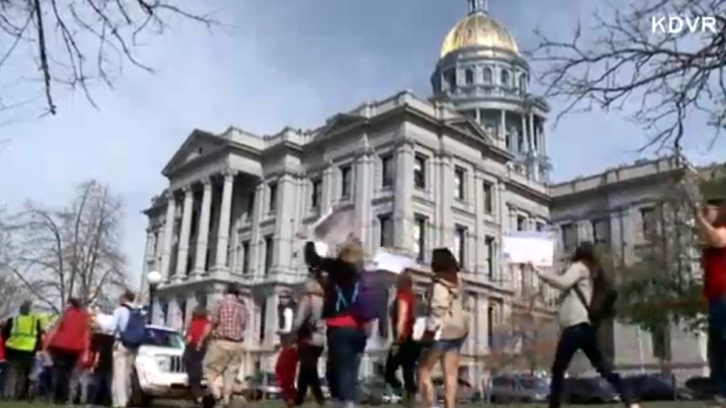 Teachers in Arizona, Colorado rally for school funding