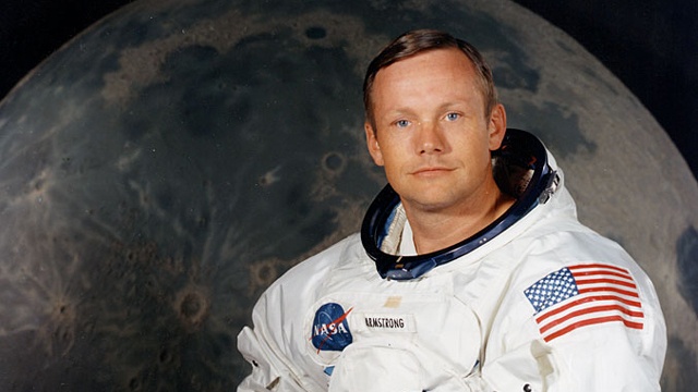 Neil Armstrong’s spacesuit goes on display 50 years after moon launch