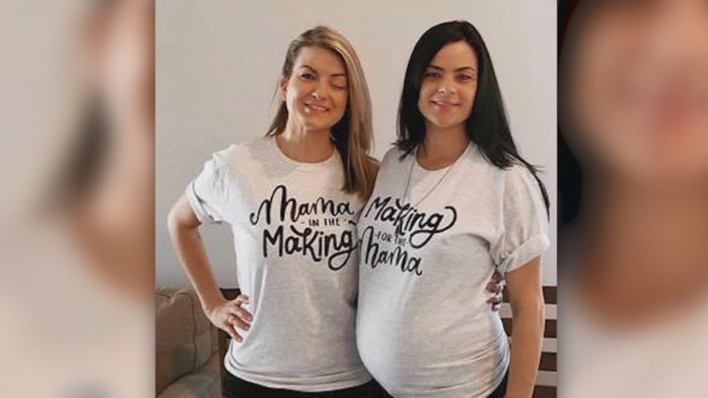 Oregon woman carrying twin babies for her twin sister
