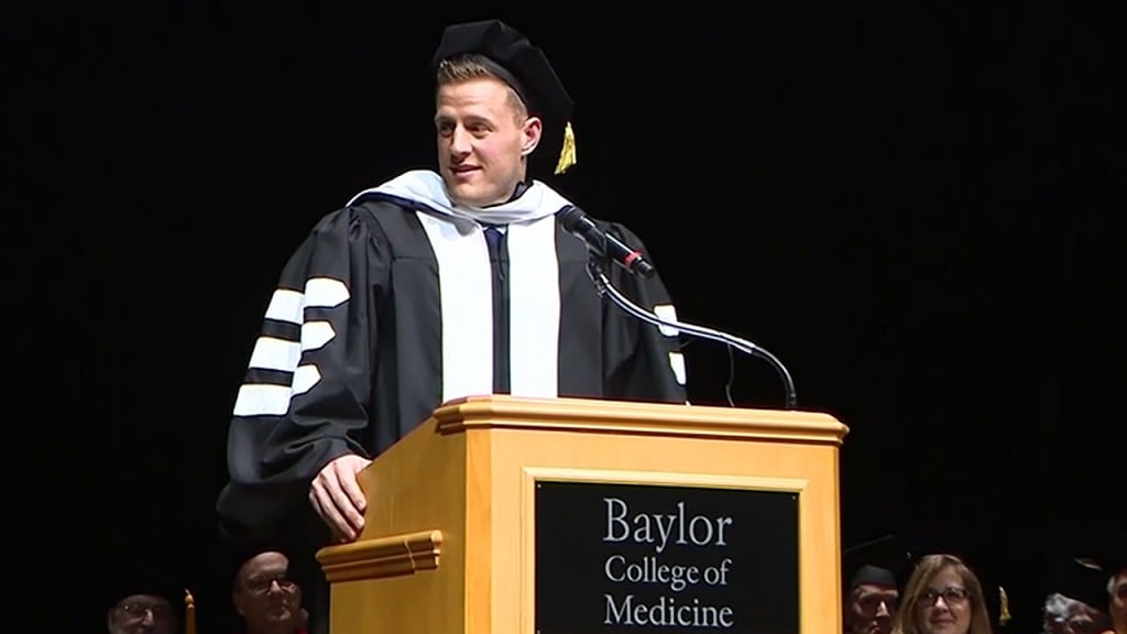 JJ Watt receives honorary doctorate from Baylor