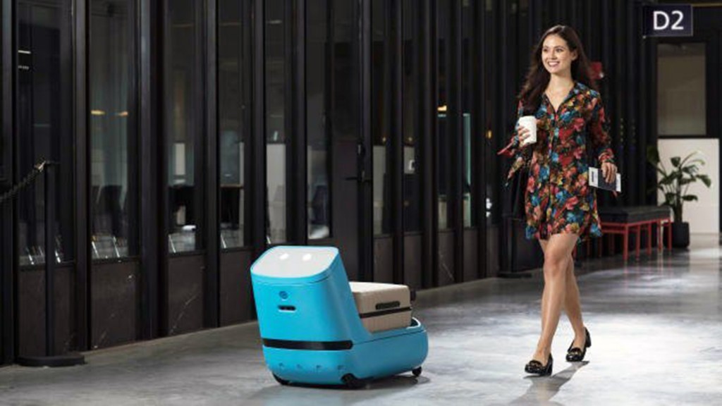 KLM’s new airport robot Care-E will guide you to the gate