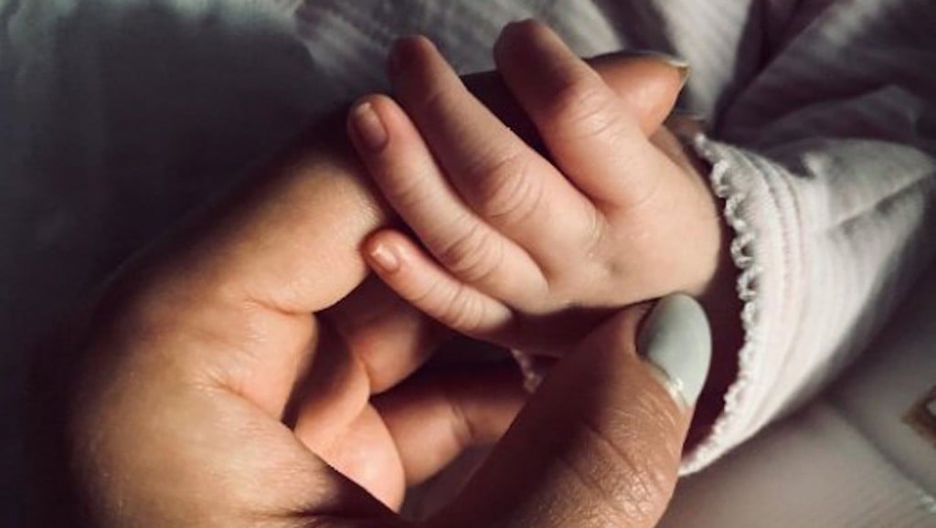 Shay Mitchell gives birth to first child
