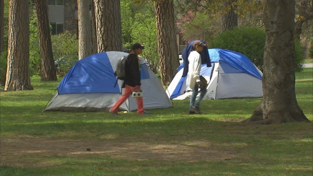 Coeur D'alene Park Homeless Tent 3