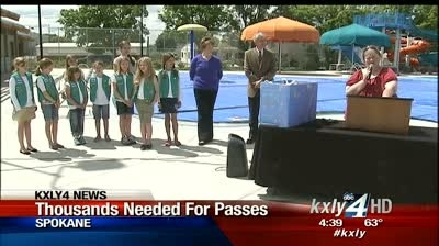 Thousands in donations needed to give kids swim passes