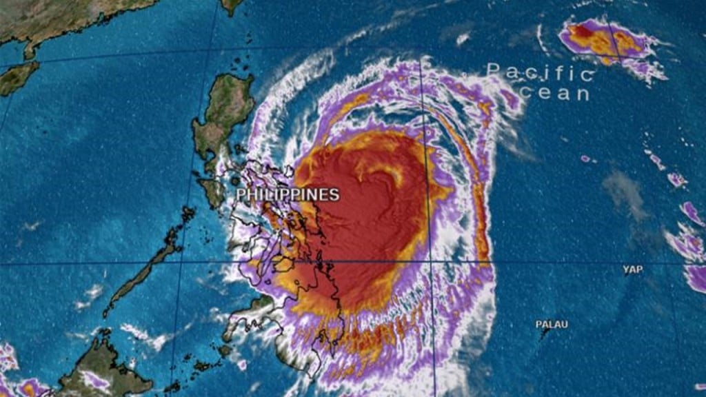 Thousands evacuated as rare December typhoon heads to Philippines