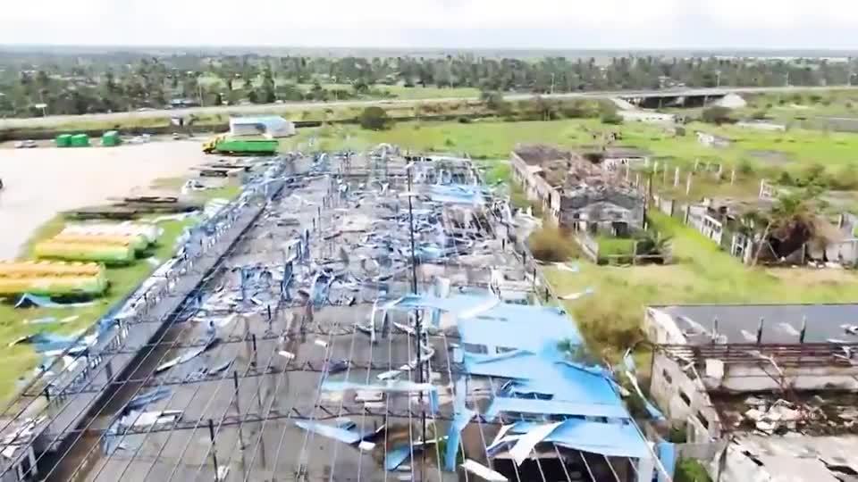 Dramatic drone footage reveals Cyclone Idai’s devastating power