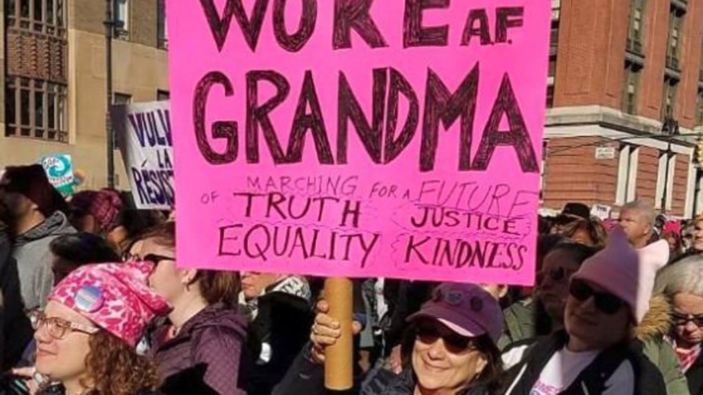 ‘Woke’ grandma embodies spirit of Women’s March