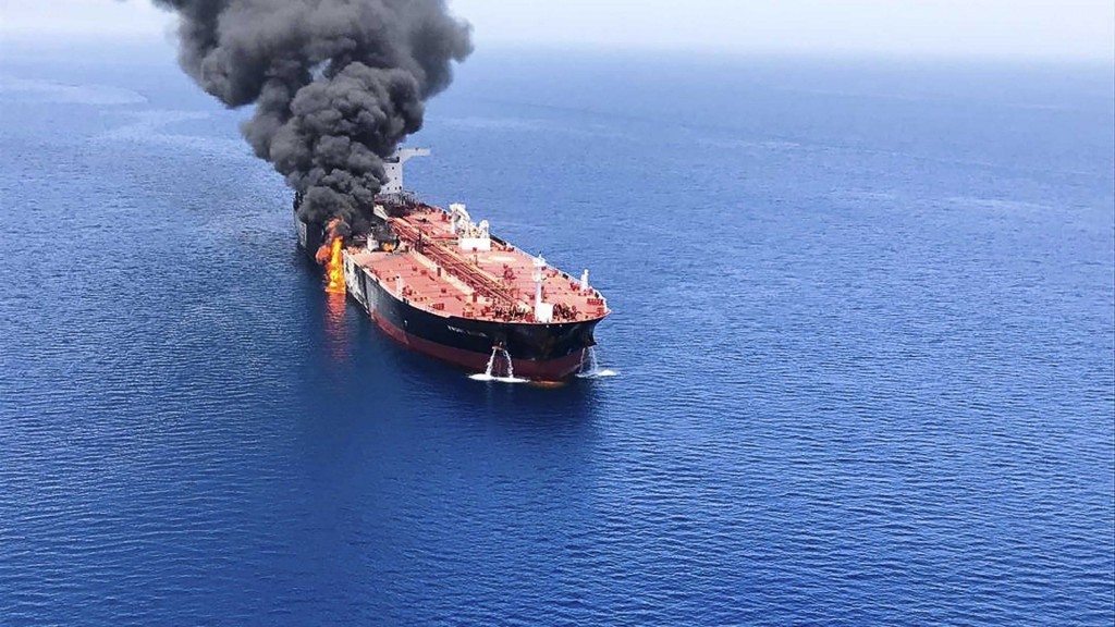 How the Oman tanker attack played out
