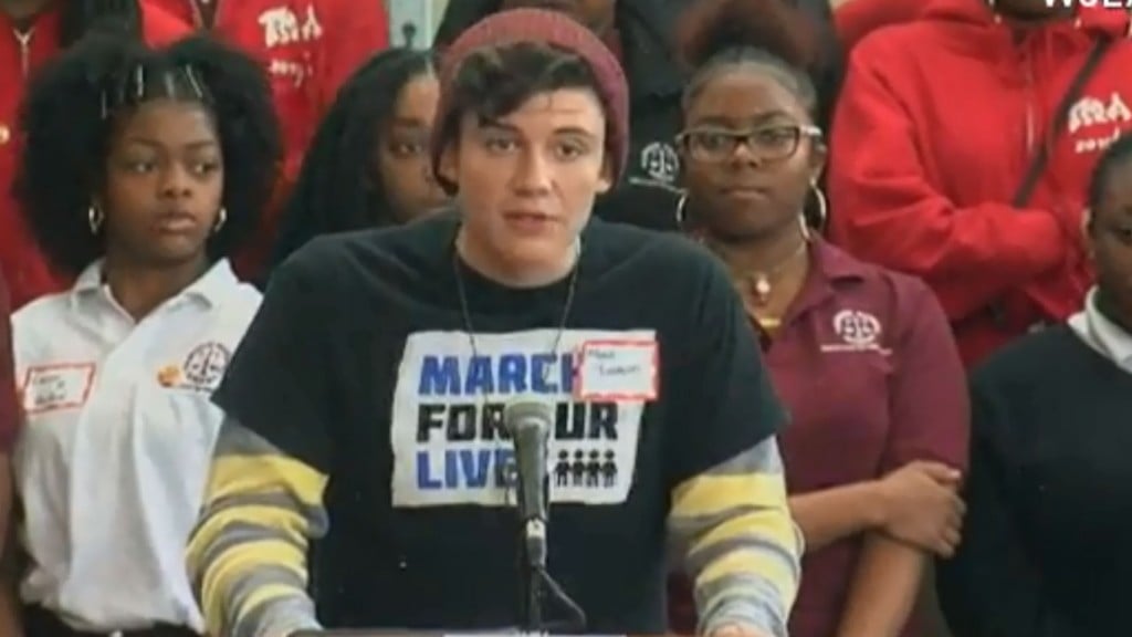 Parkland students press Washington for gun control ahead of March for Our Lives