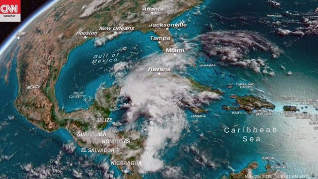 Florida, Mississippi and Alabama brace for Subtropical Storm Alberto