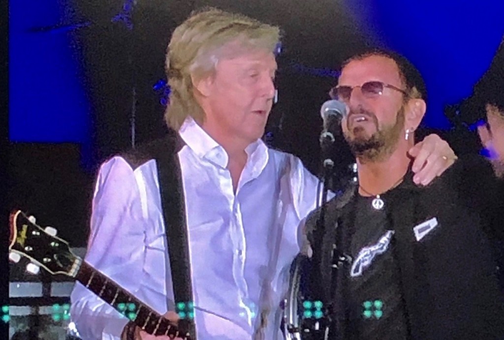 Paul McCartney and Ringo Starr reunited to perform Beatles classics