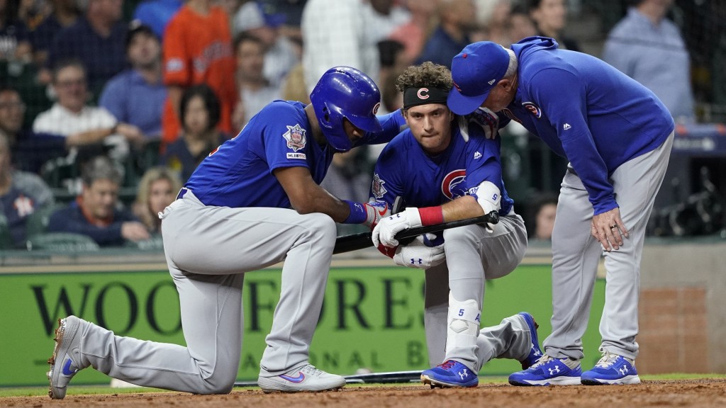 Cubs’ Almora consoled after foul ball hits child