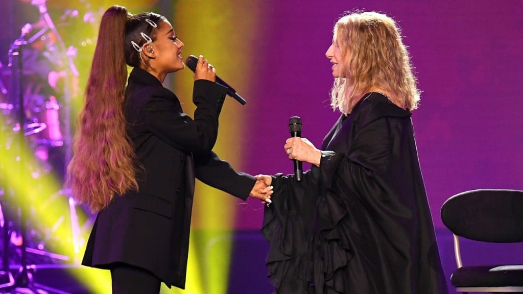 Ariana Grande left sobbing over her live duet with Barbra Streisand