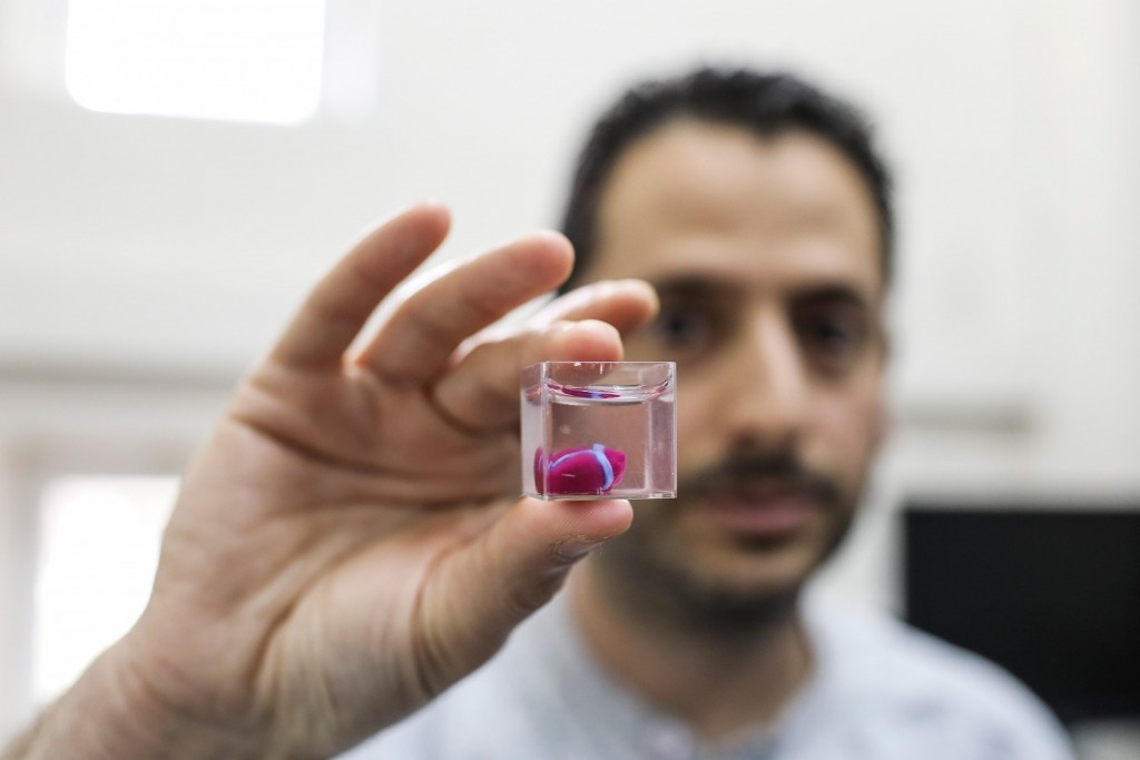 Researchers 3D-print heart from human patient’s cells