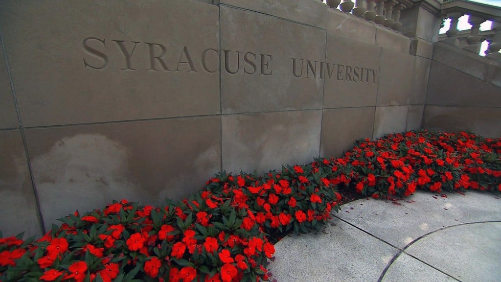 Syracuse students camp out on campus to protest racist incidents