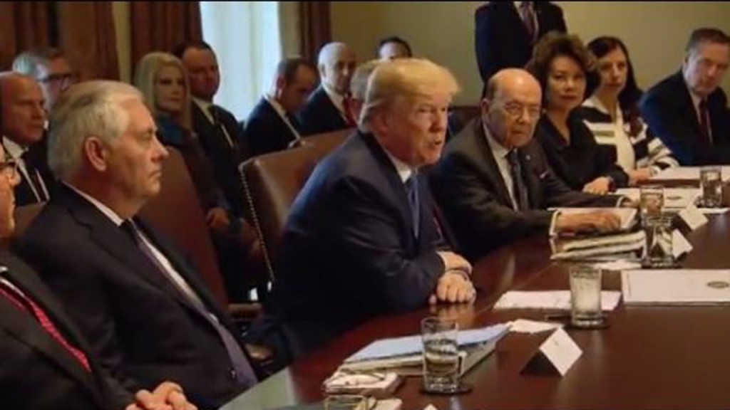 Trump’s Cabinet meeting for first time since July