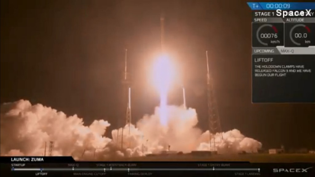 Zuma spacecraft launched by SpaceX is lost after failing to enter stable orbit
