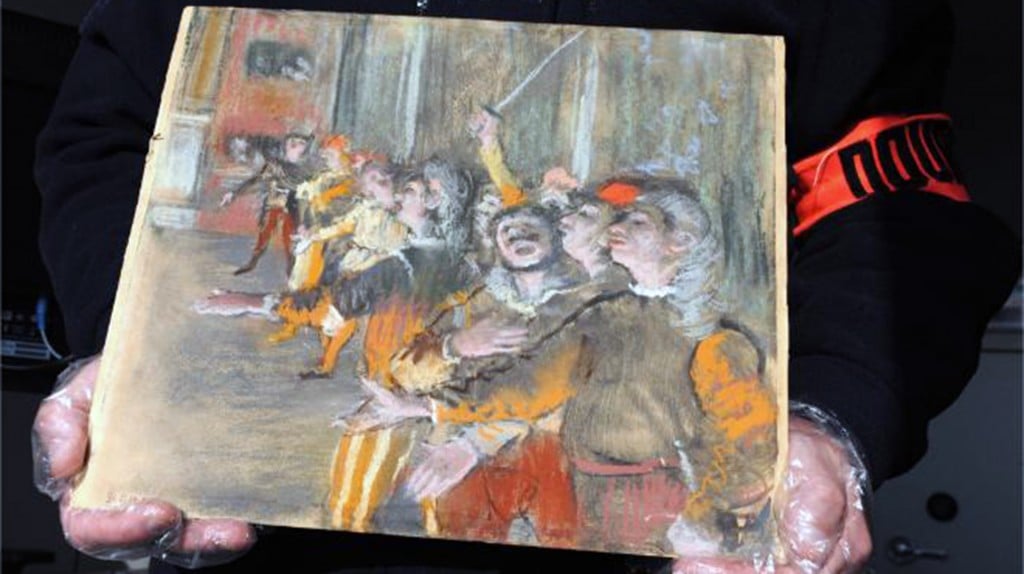 Stolen work by famed painter Degas found in bus