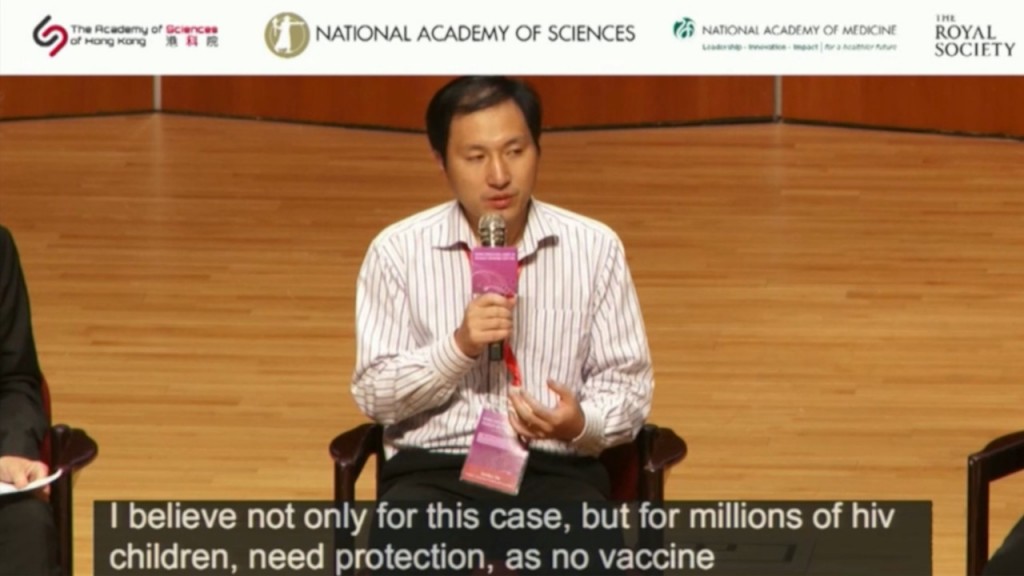 Chinese gene-editing scientist defends his research