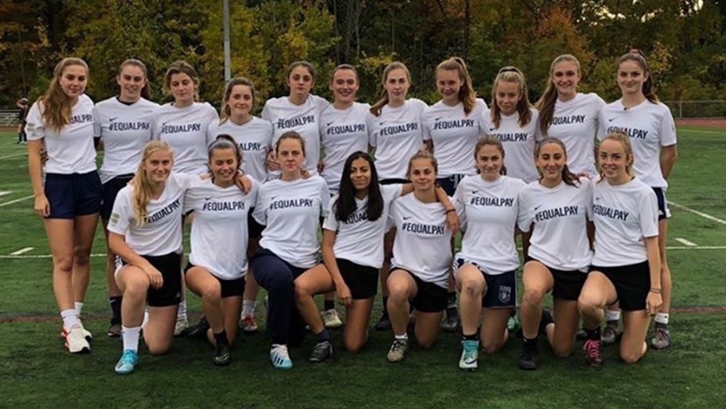 Vermont girls soccer team penalized for ‘equal pay’ shirts